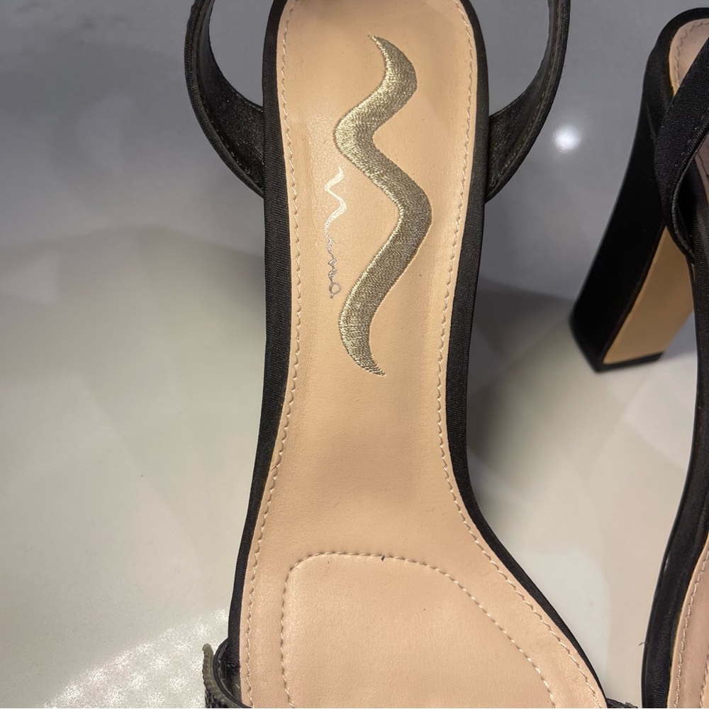 Nina Black Sparkling Heels - Picture 6 of 16